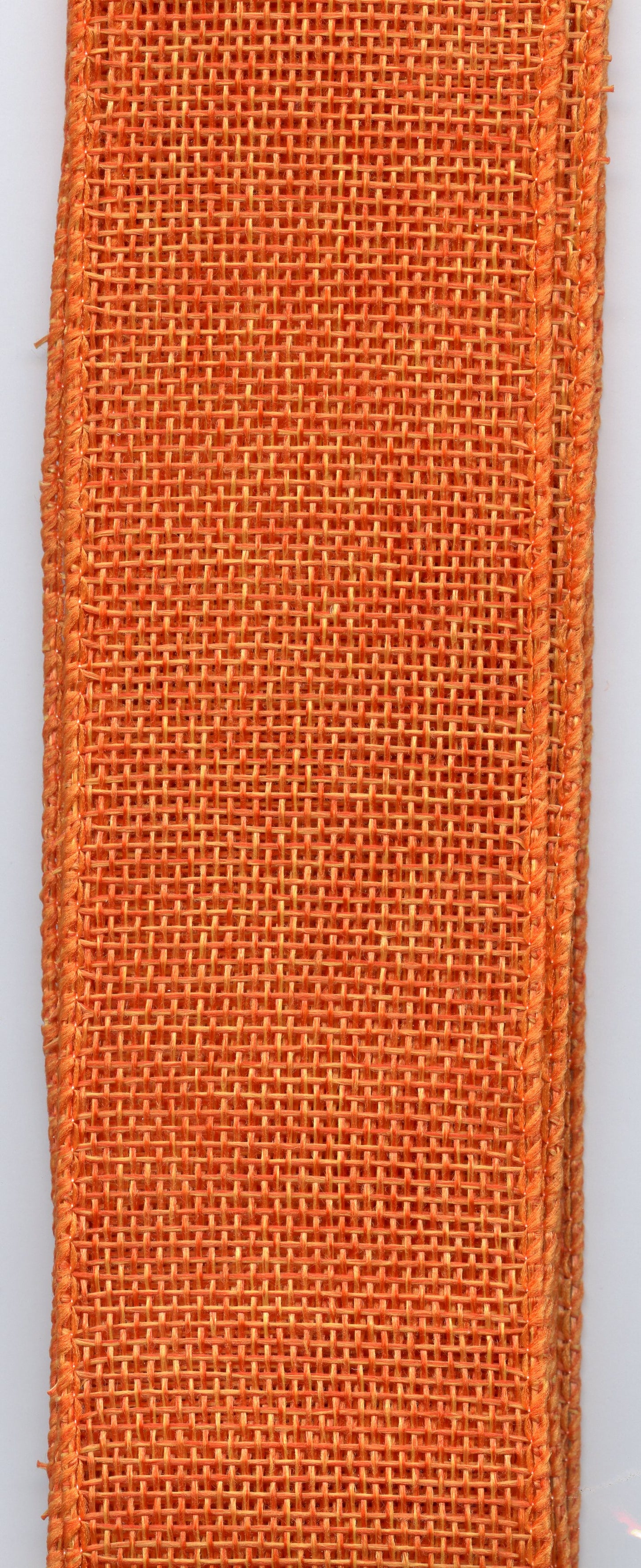 Easter Dreams - Jute Ribbon Wire Edged - Orange - Approx 4.5cm x 3m