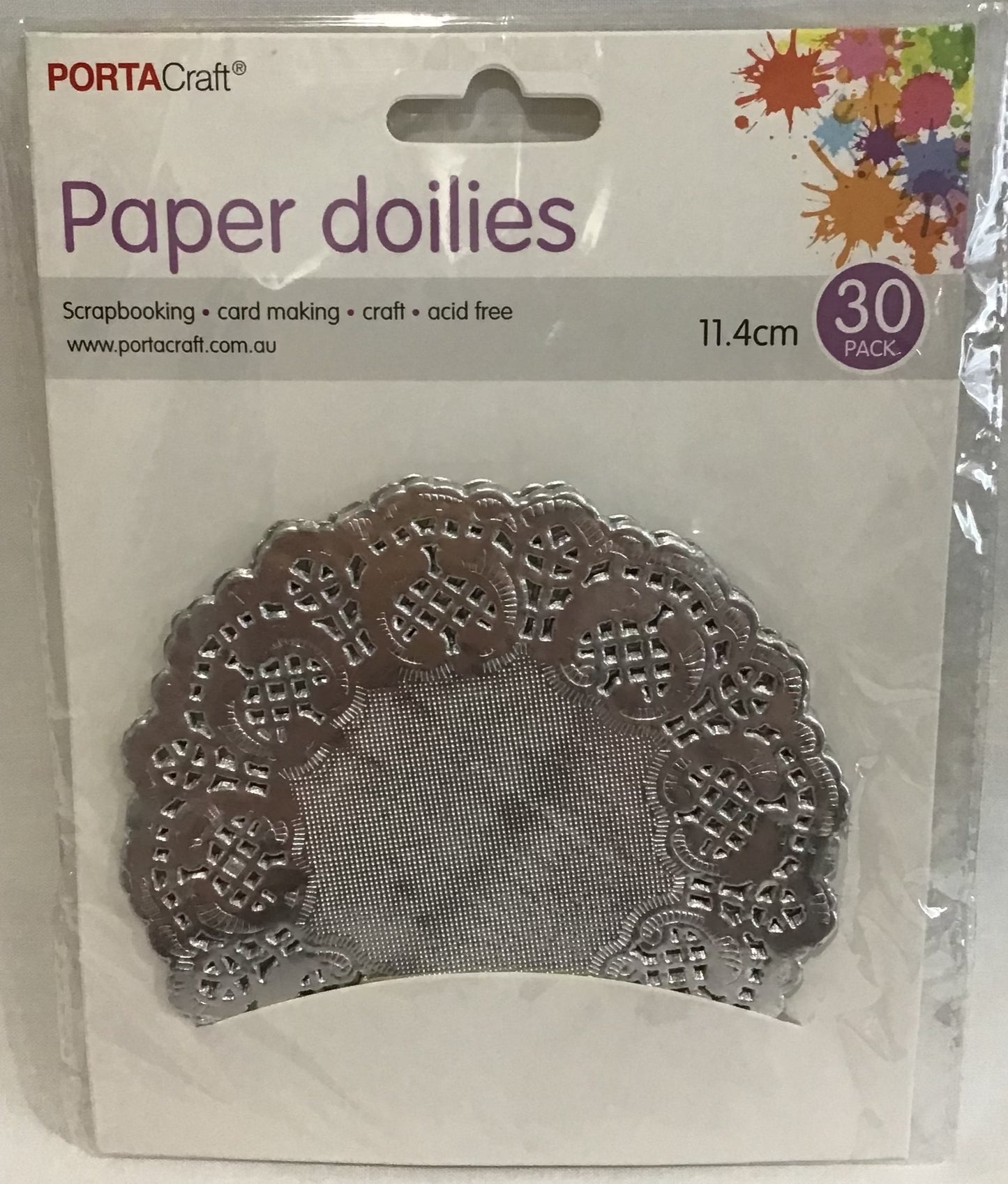 Silver Paper Doilies - 30 pk