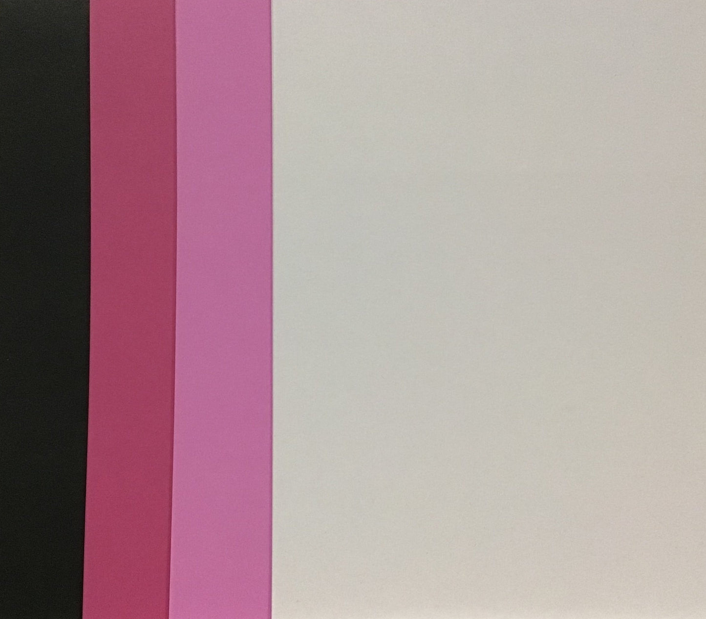 4 Colour Mix - Pink/Pale Pink/Black/White - A5 Card stock - 20 pk