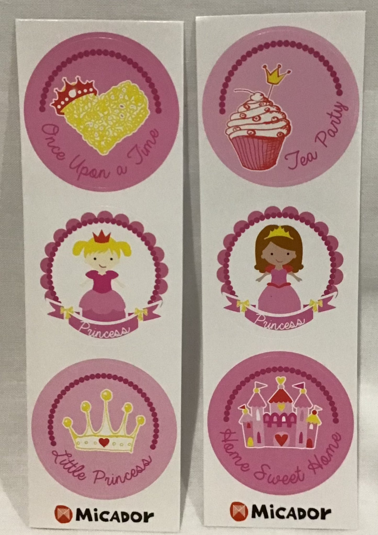 Stickers - Little Princess - 6 designs - 30 pk