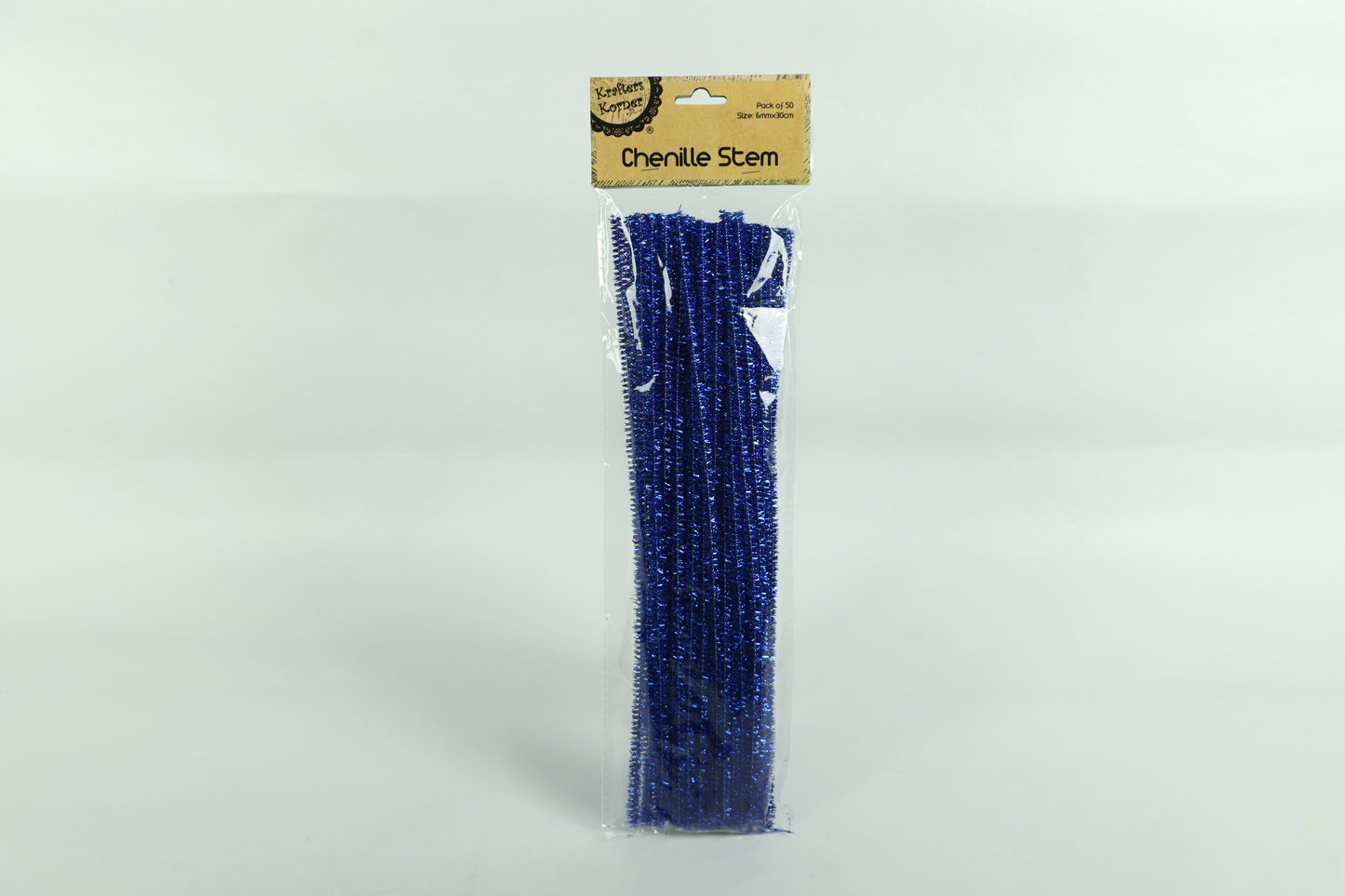 Metallic Pipe Cleaners - Dark Blue - Pack of 50