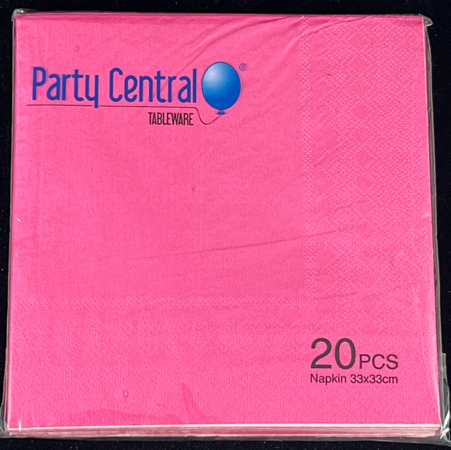 Napkins - Hot Pink - 20 pc - 33cm x 33cm