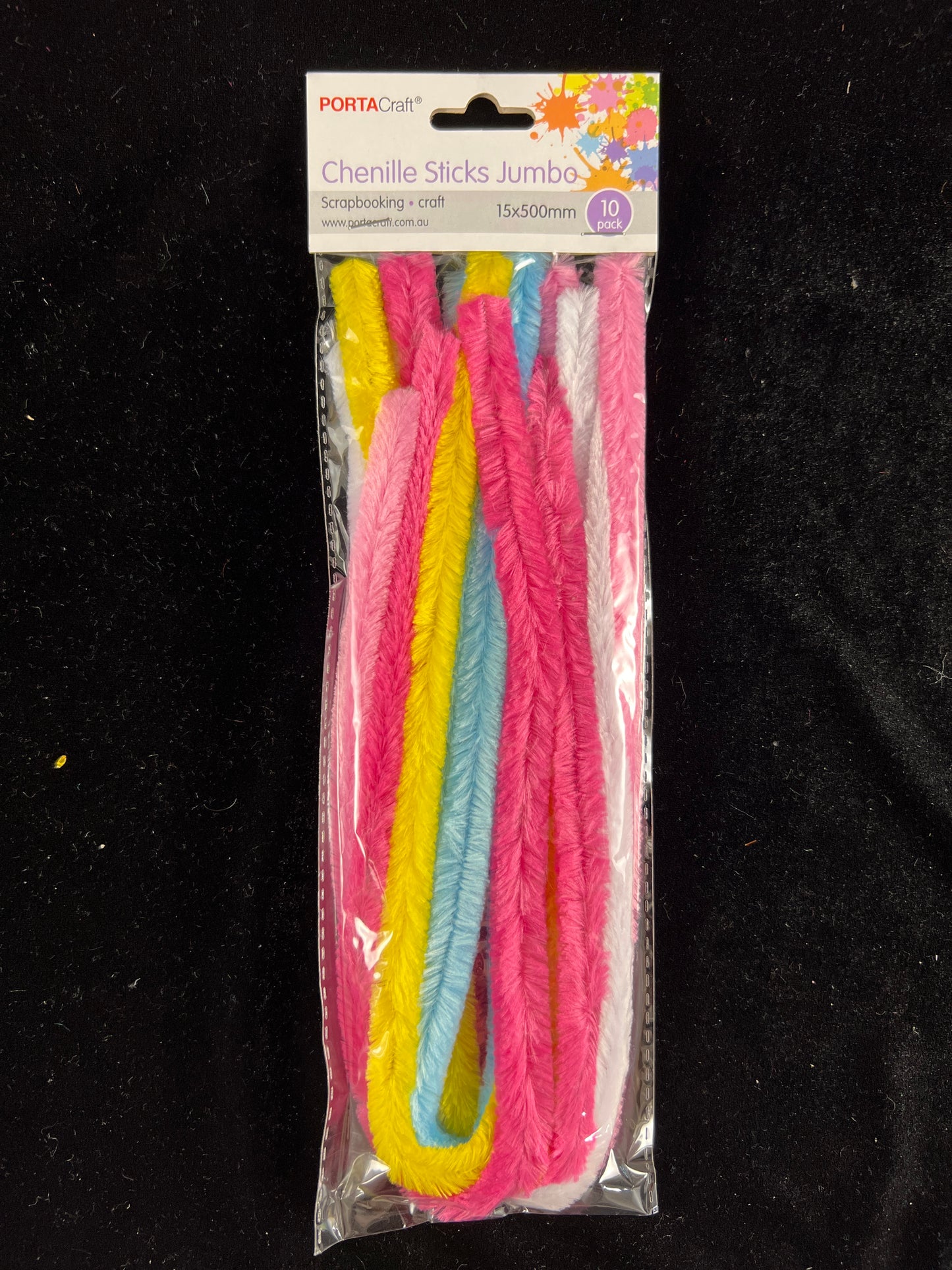 Pipe Cleaners Jumbo - Pastel Tones - Pack of 10 - 50cm