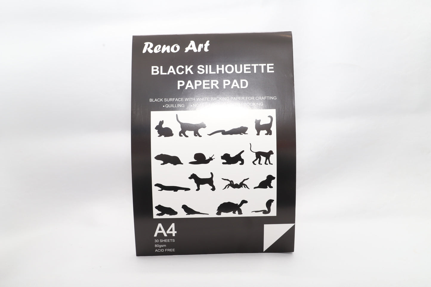 Black Silhouette A4 Paper Pad 30 Sheets
