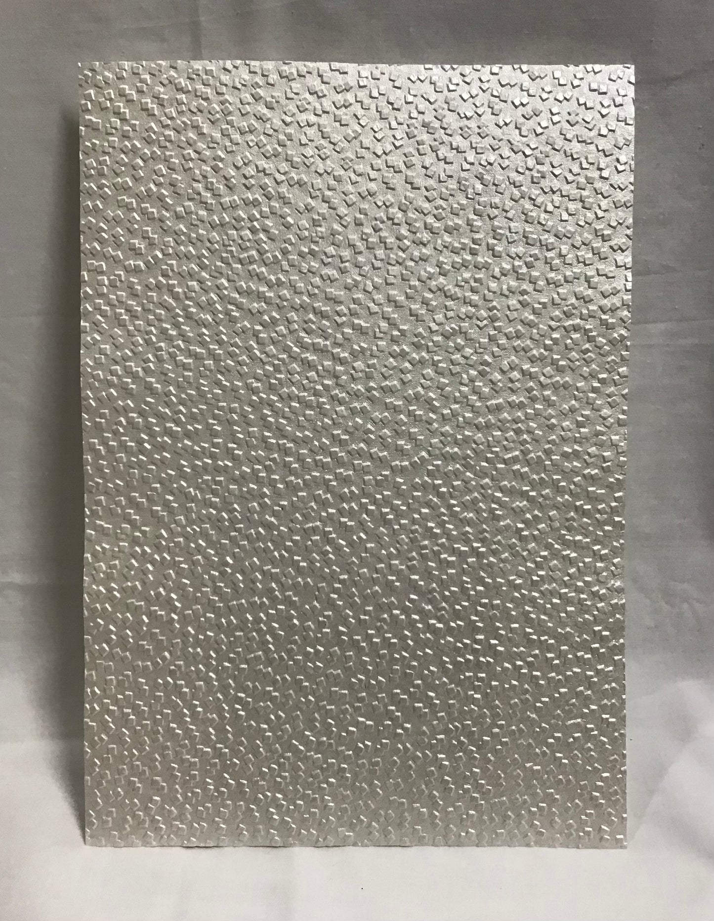 Specialty Paper 3 x Handmade A4 White Pearl Peeble Embossed Paper