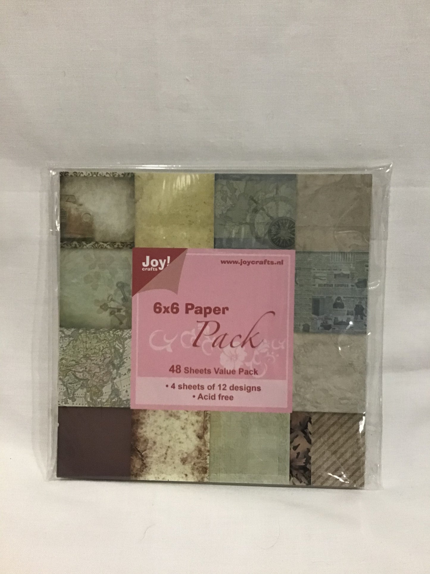 Scrapbooking Value Paper Pack #1 - 48 sheets - 15.2x15.2cm
