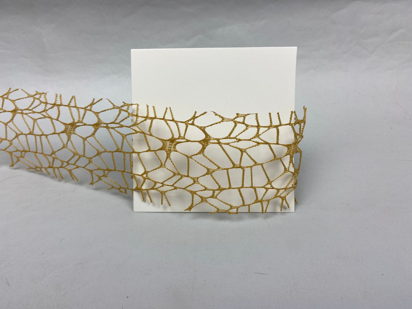 Ribbon Spider Mesh - Gold - 2m x 6cm