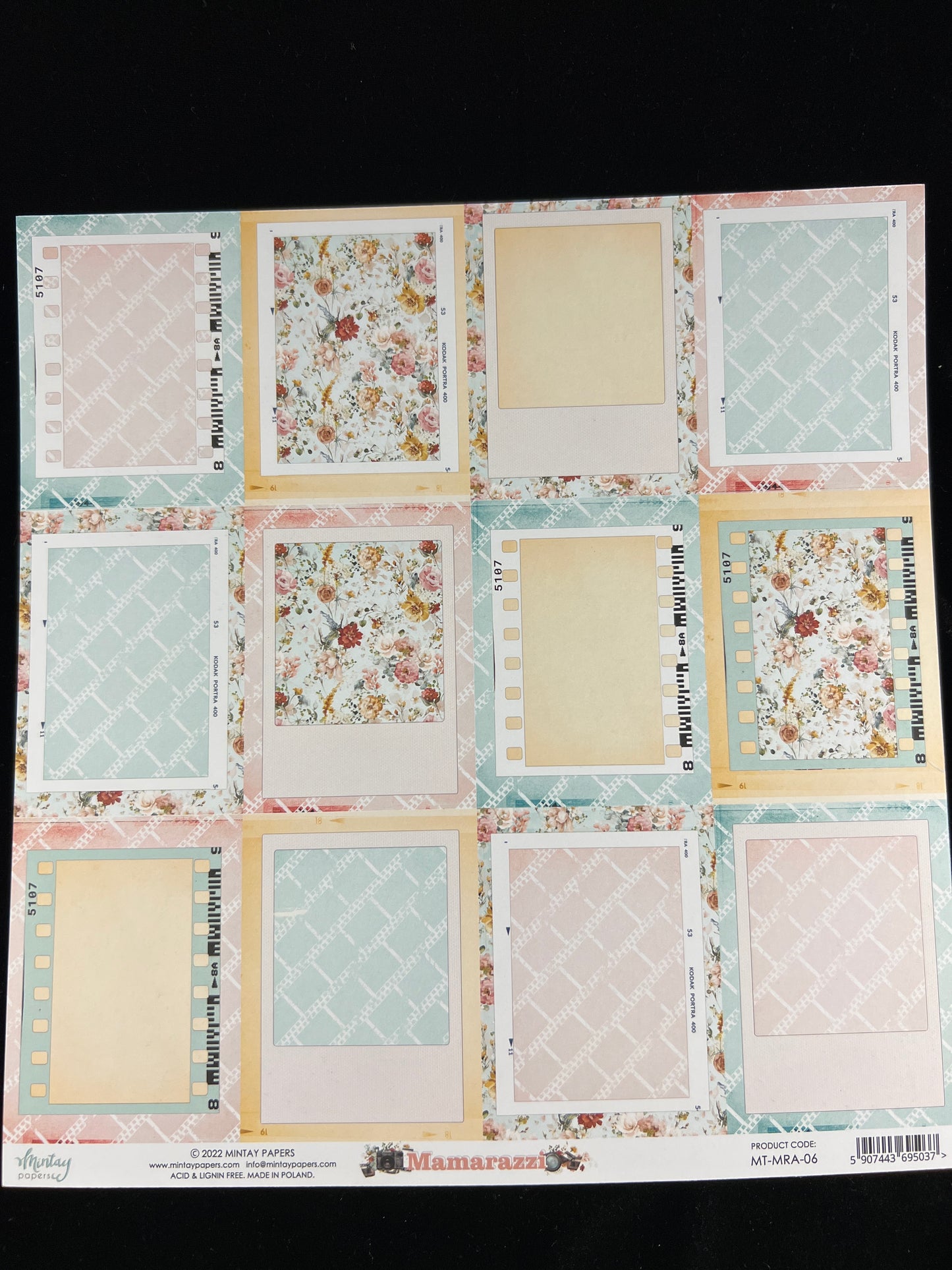 Mamarazzi - 1x Double sided sheet - 30.5 x 30.5cm