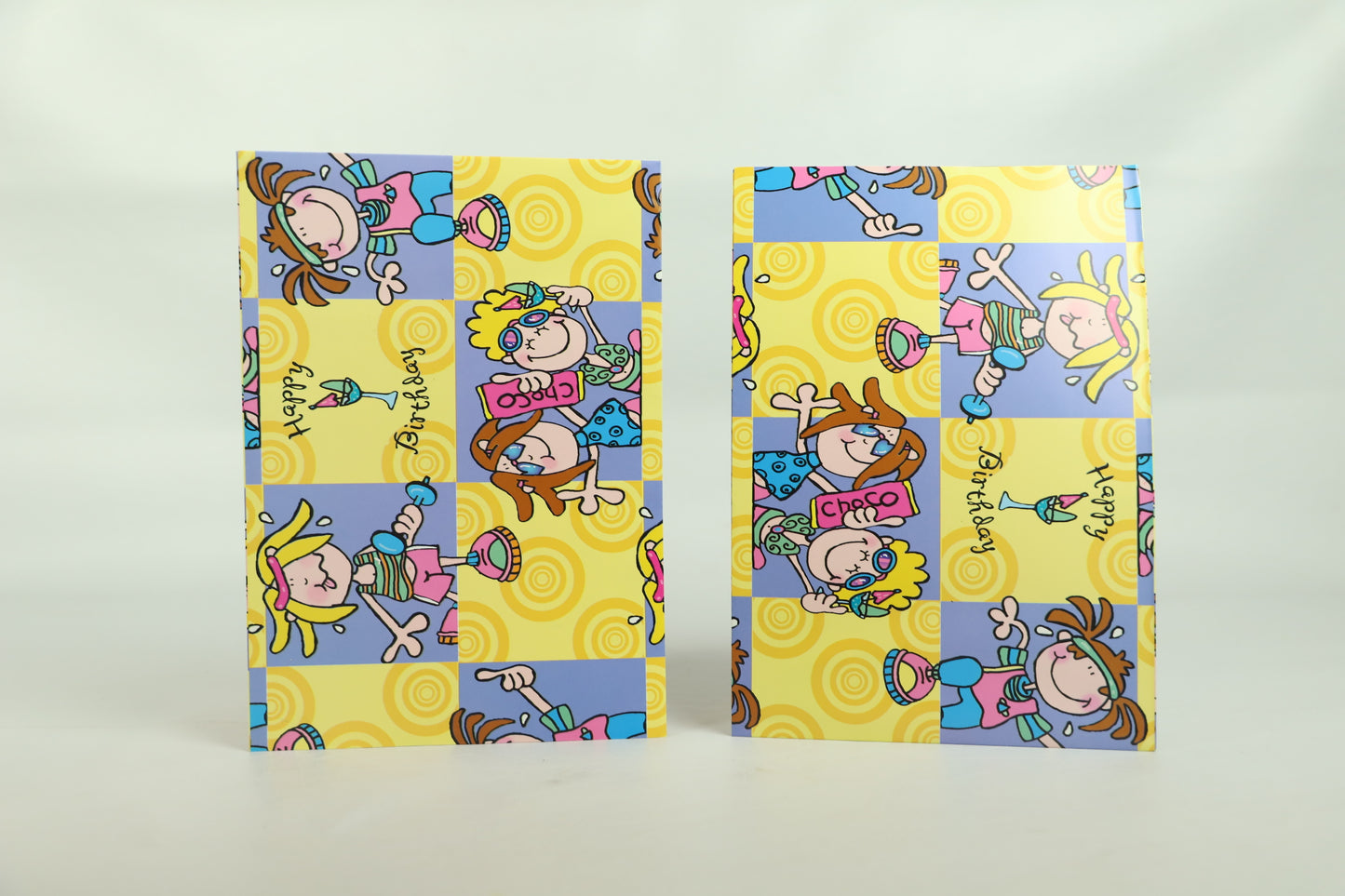 Wrapping Paper Sheets 2x Funky Girl Theme 70cm x 50cm