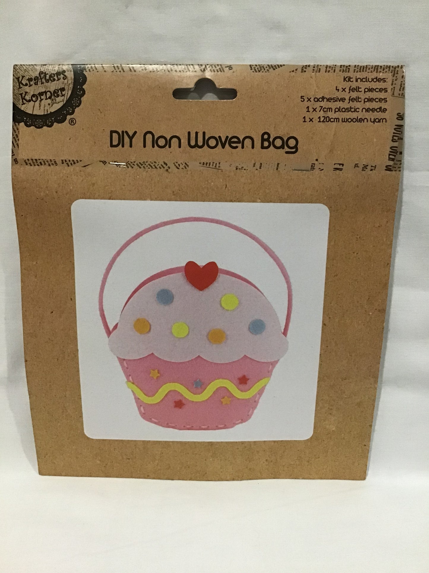DIY Non Woven Bag - Cupcake - Makes 1