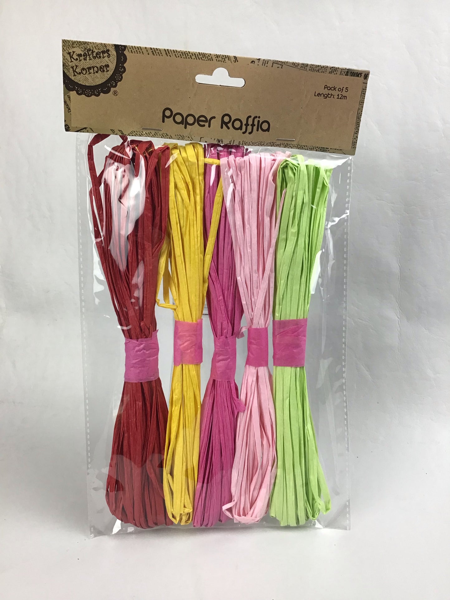 Paper Raffia Hanks - Pack #1 - Pack of 5