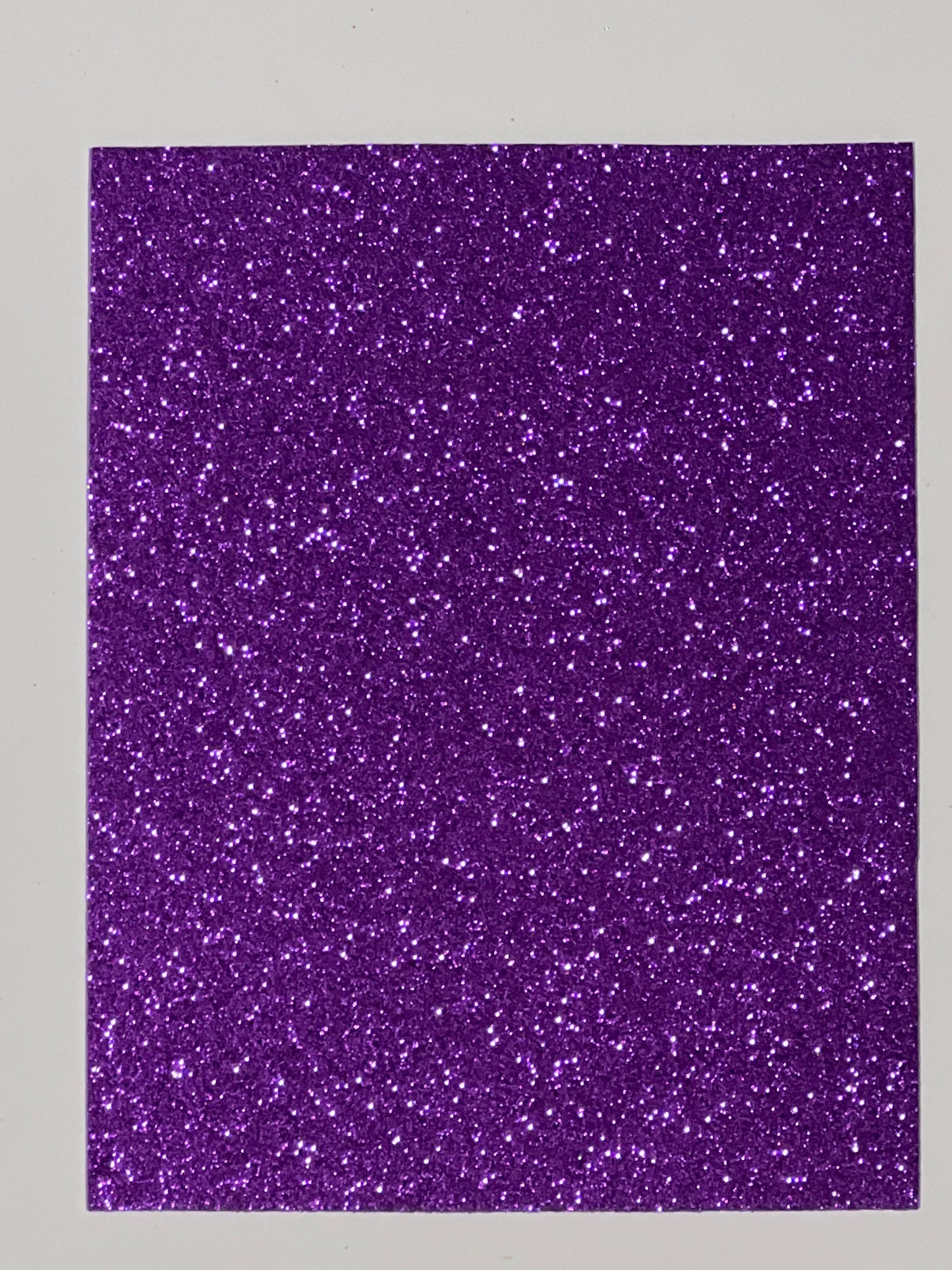 Craft Foam Glitter Purple - Size Approx 16cm x 21cm - Thickness 2mm