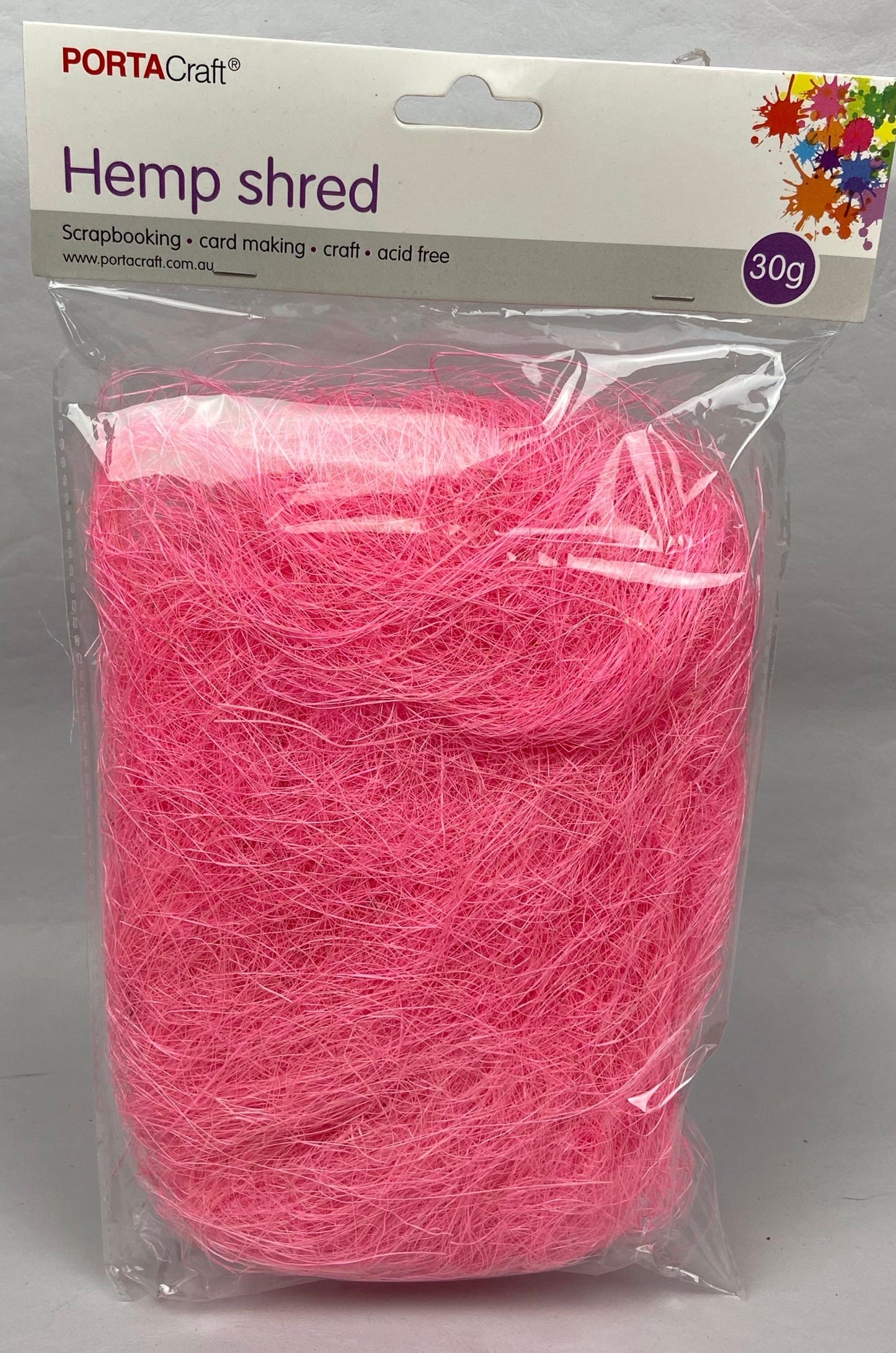 Hemp Shred - 30g - Pale Pink