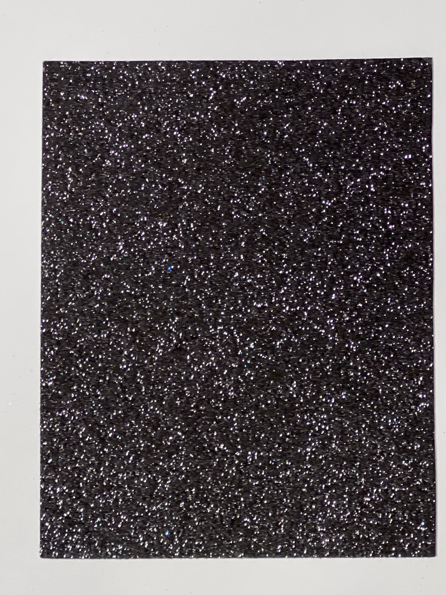 Craft Foam Glitter Black - Size Approx 16cm x 21cm - Thickness 2mm