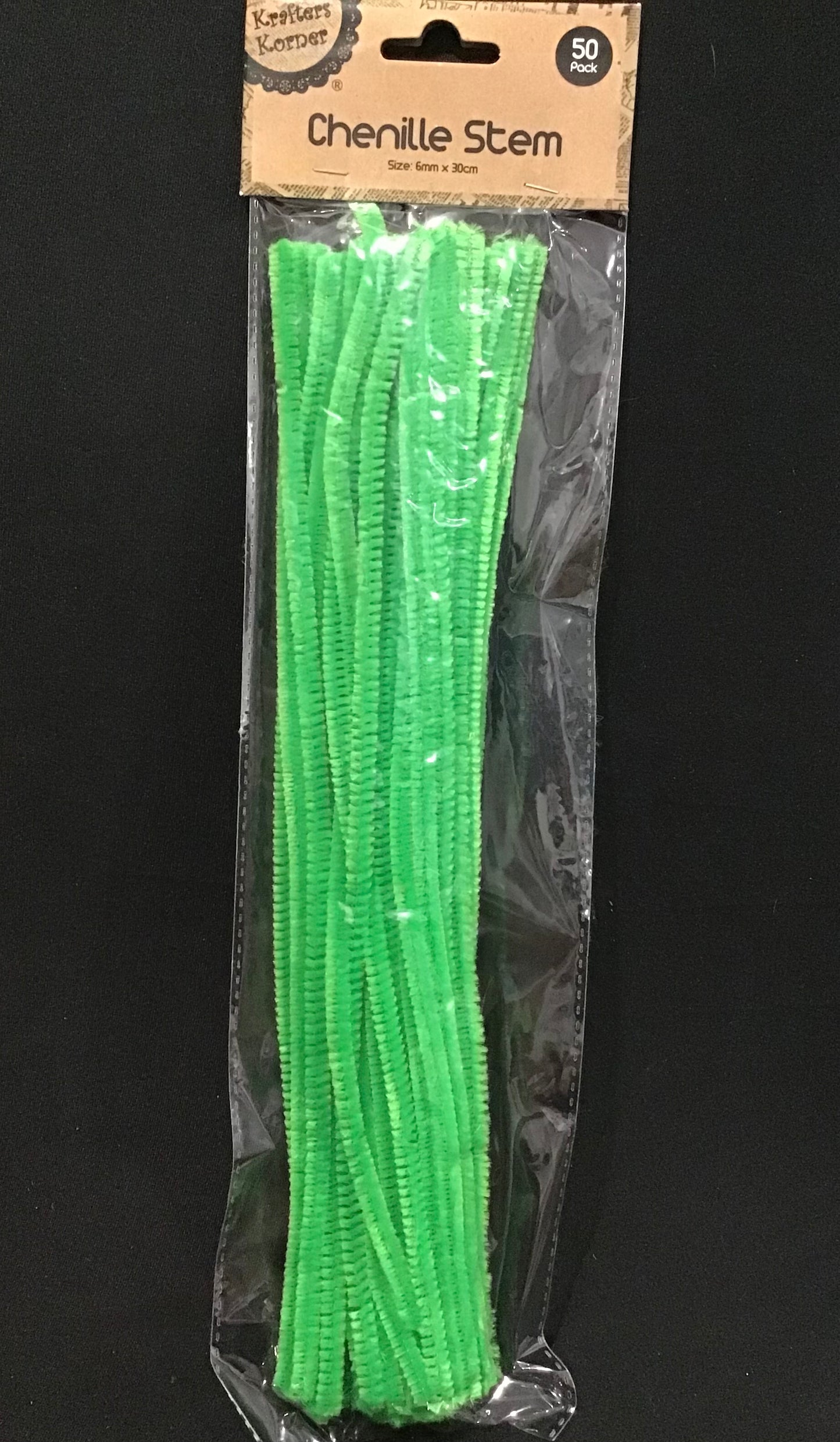 Pipe Cleaners - Green - Pack of 50