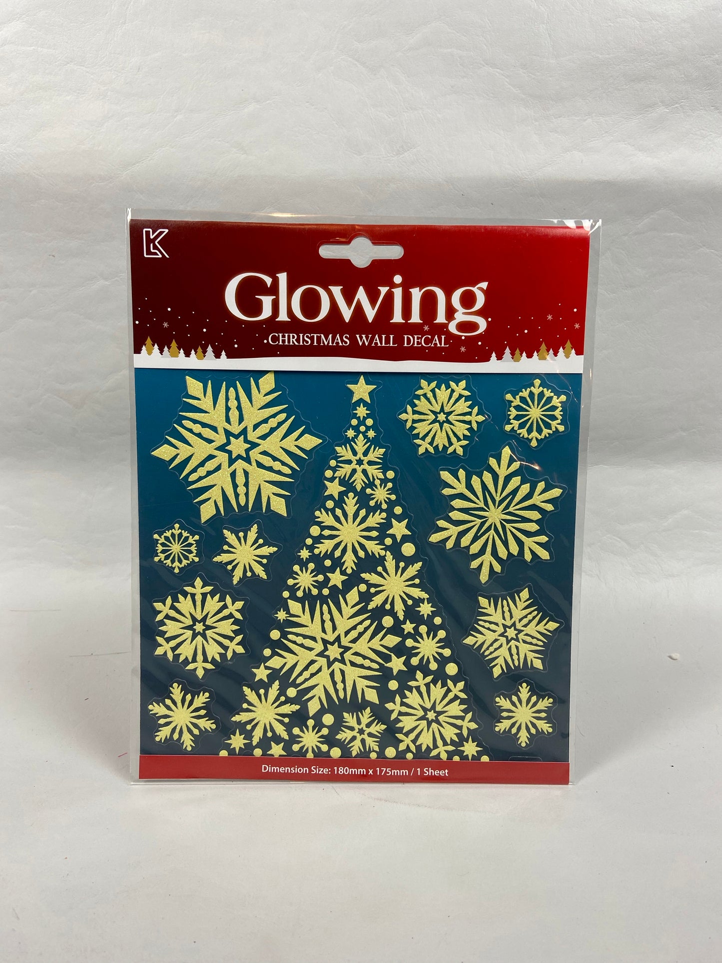 Glow in the dark - Christmas Wall Decal - Tree and Snowflakes