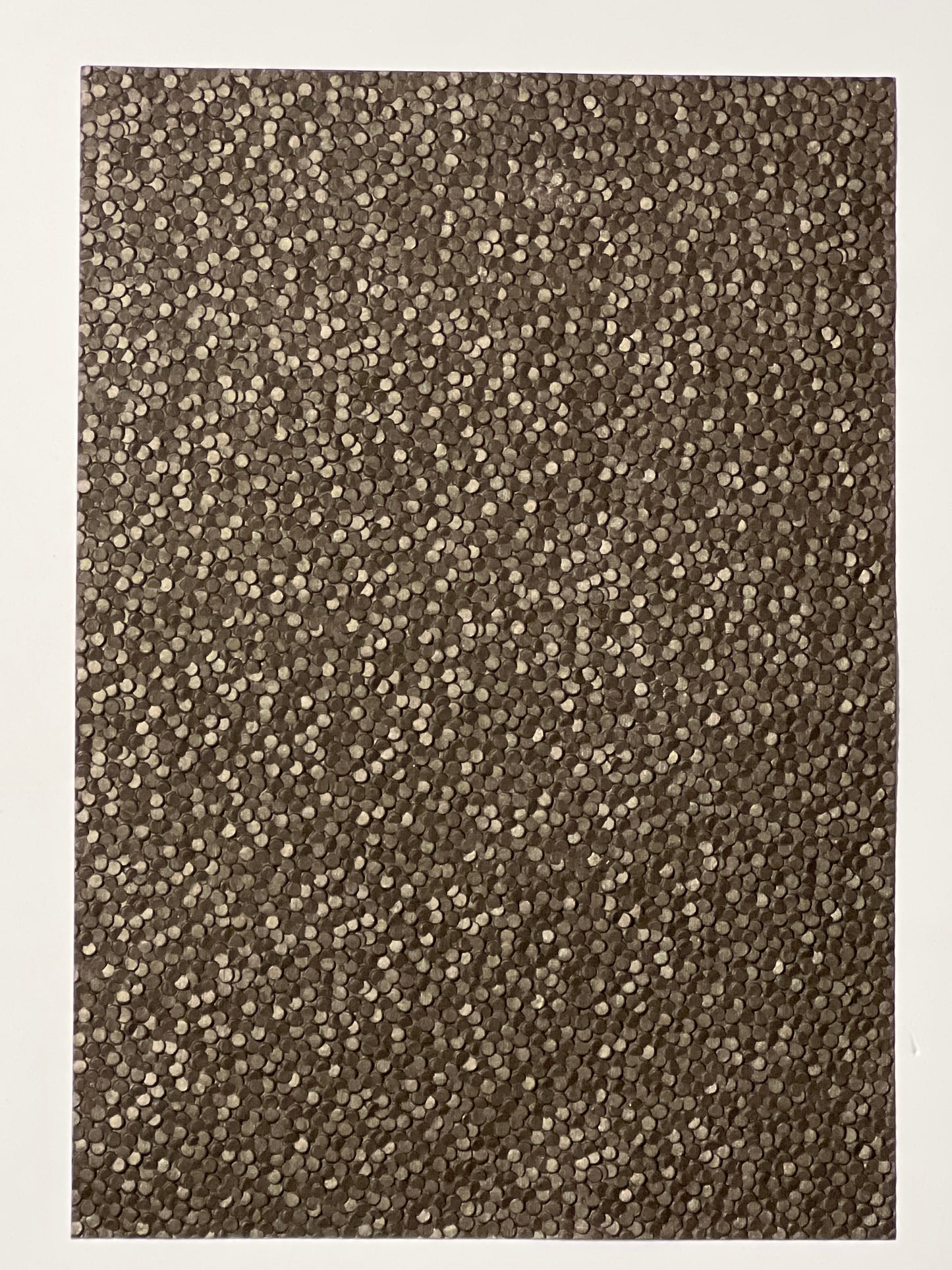 Specialty Paper 1 x Handmade A4 Chocolate Peeble Embossed Paper