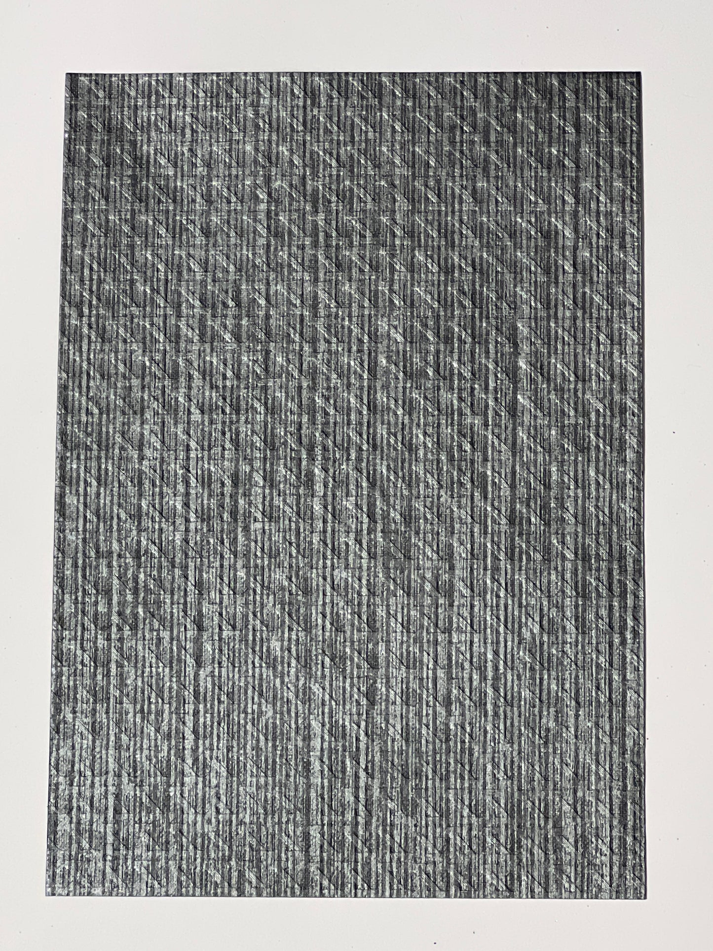 Specialty Paper 1x Handmade A4 Grey stripes - Embossed Paper