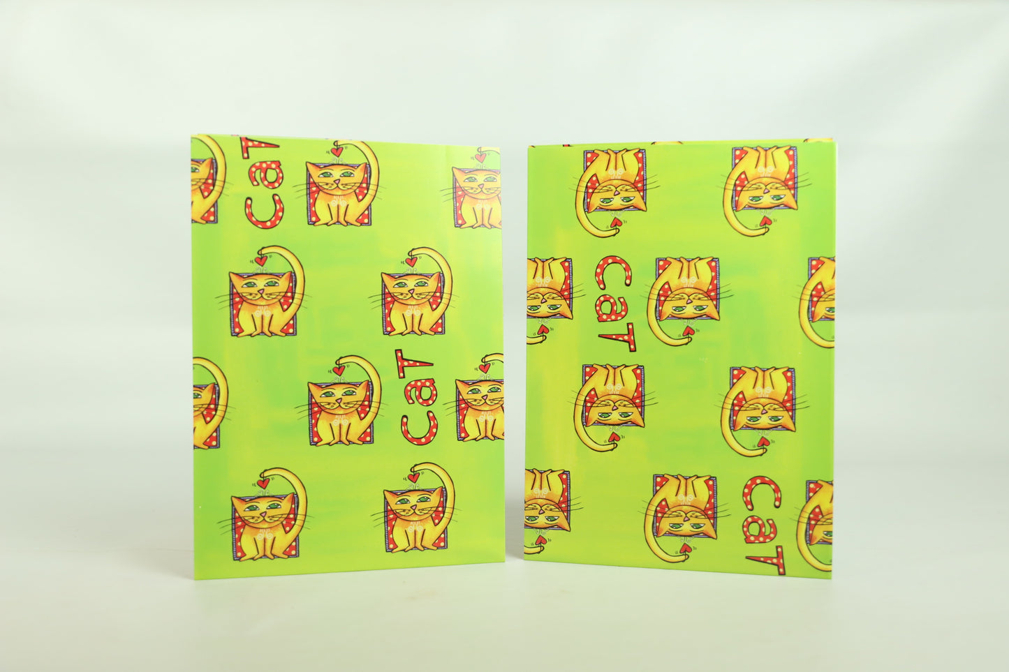 Wrapping Paper Sheets 2x Cat Theme 70cm x 50cm