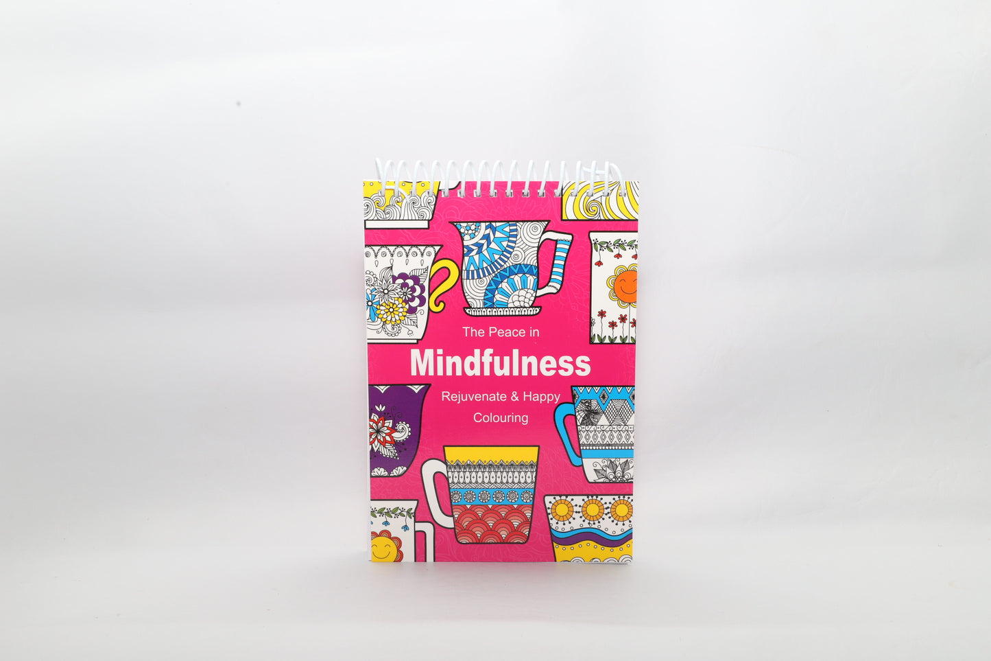 Colouring Book - The Peace in Mindfulness - 72 pages - Pink Cover - Book #1