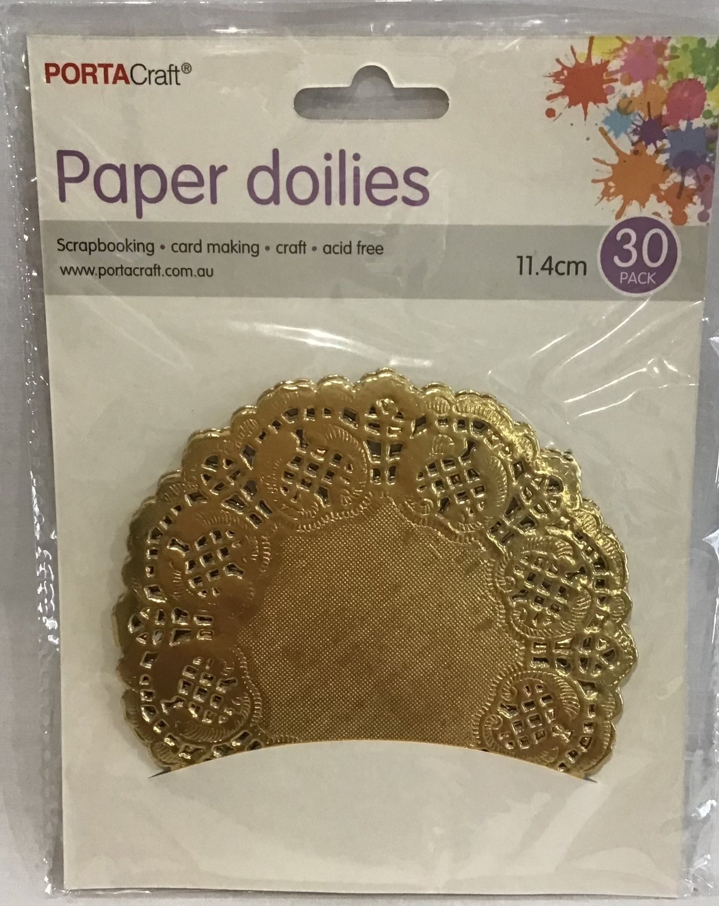 Gold Paper Doilies - 30 pk