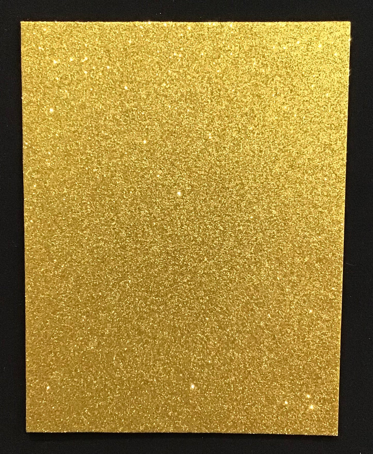 Craft Foam Glitter Yellow - Size Approx 16cm x 21cm - Thickness 2mm