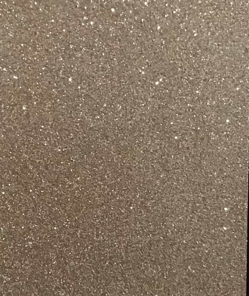 Craft Foam Glitter Soft Gold - Size Approx 29.5cm x 21cm - Thickness 2mm