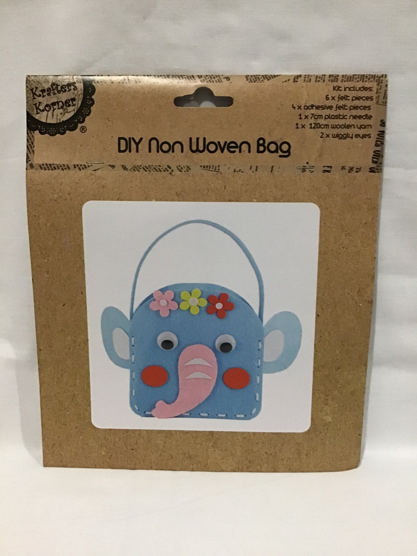 DIY Non Woven Bag - Elephant - Makes 1