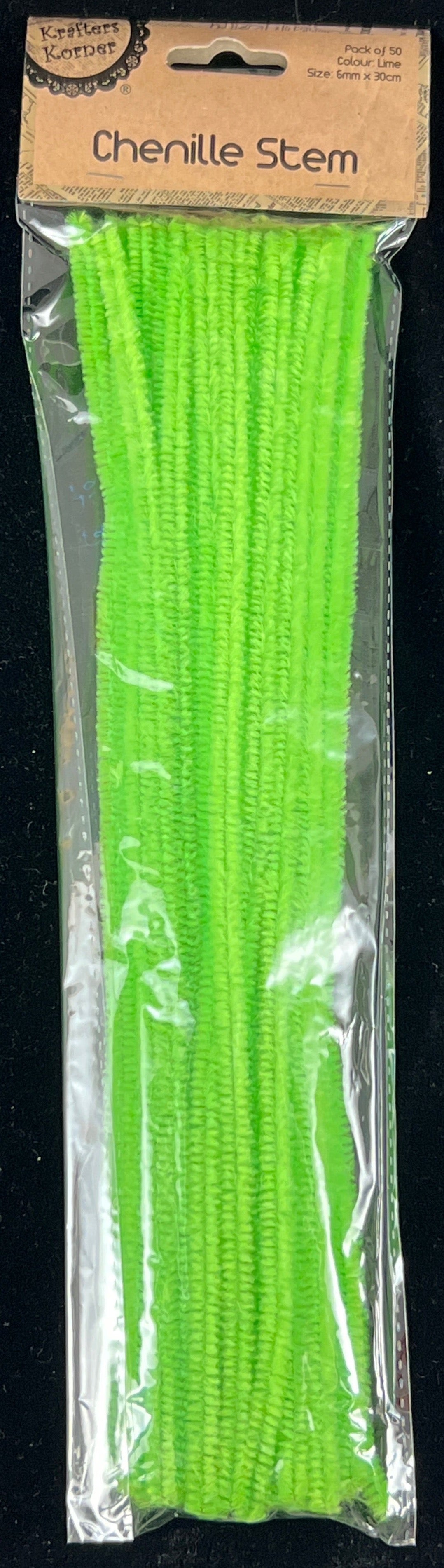 Pipe Cleaners - Lime - Pack of 50