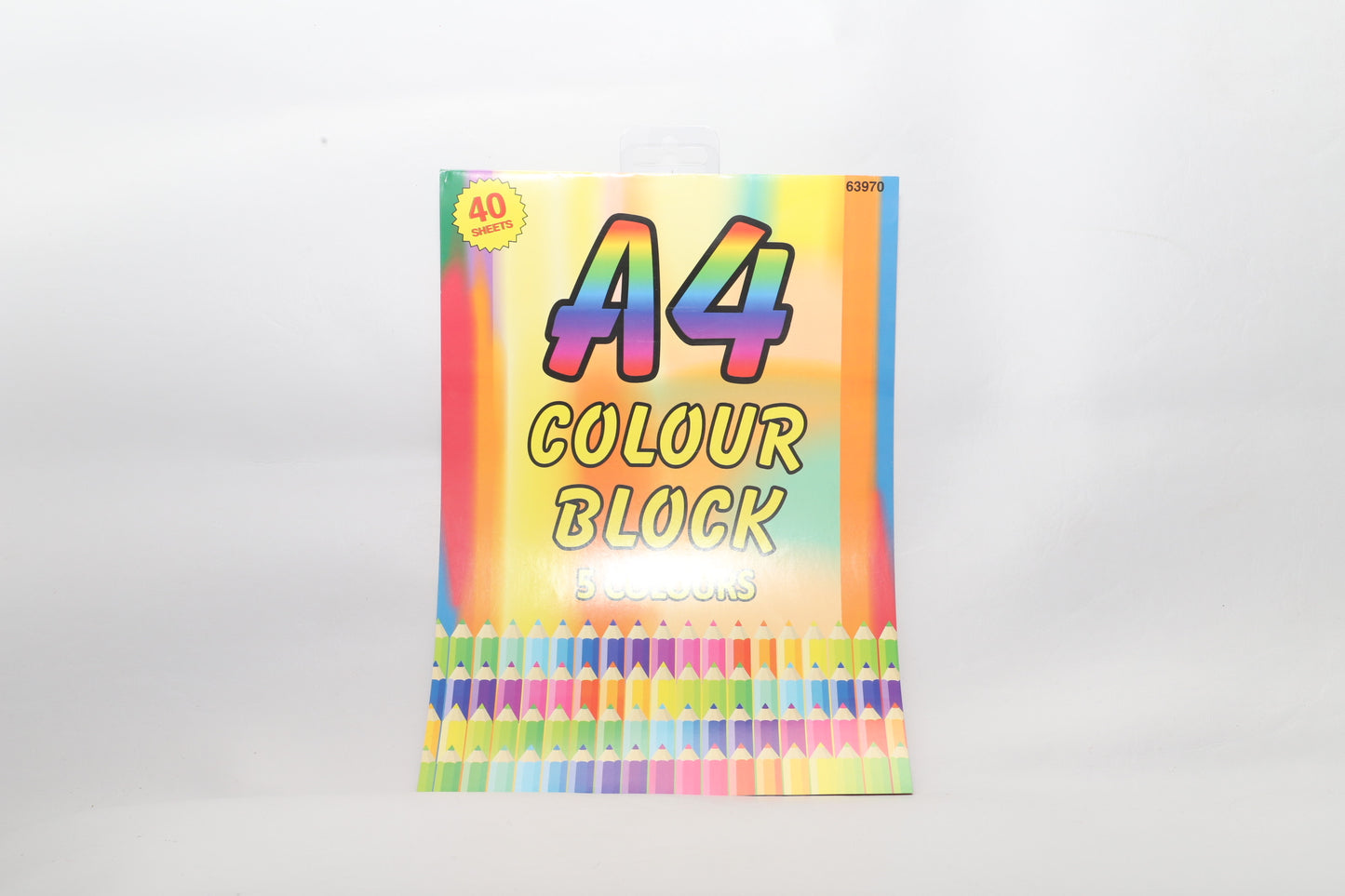 Colour Block A4 - 5 colours 40 sheets