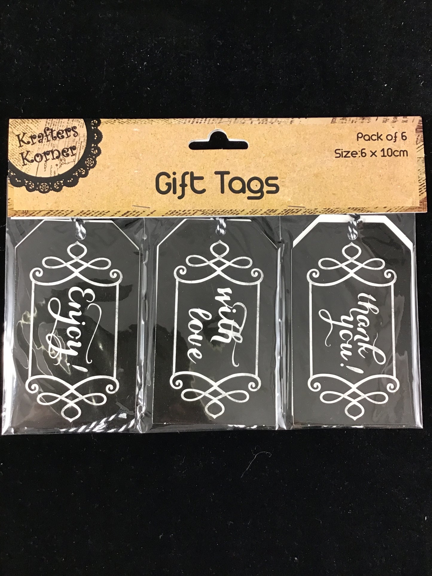 Gift Tags- Thank You- Pack of 6