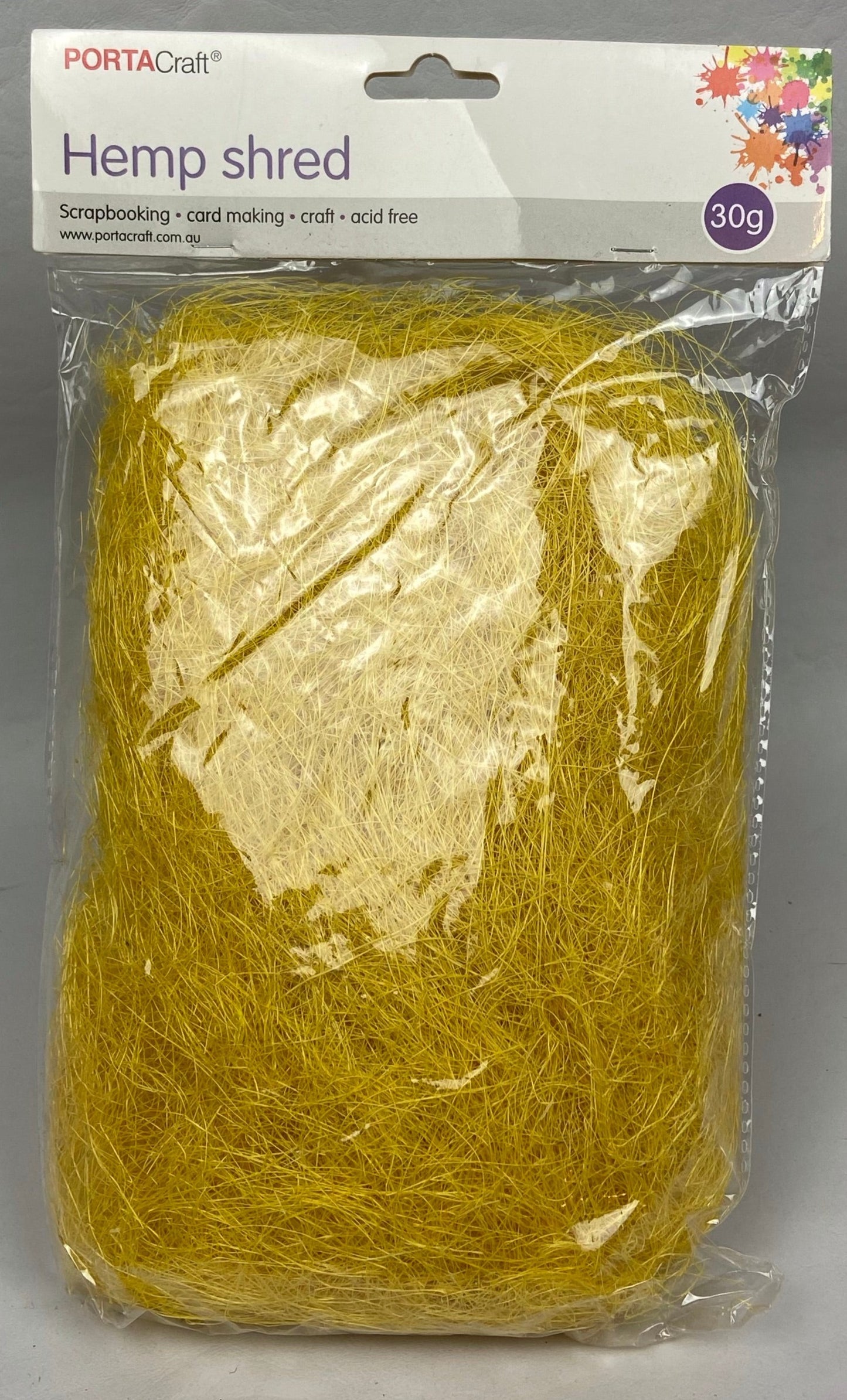 Hemp Shred - 30g - Yellow
