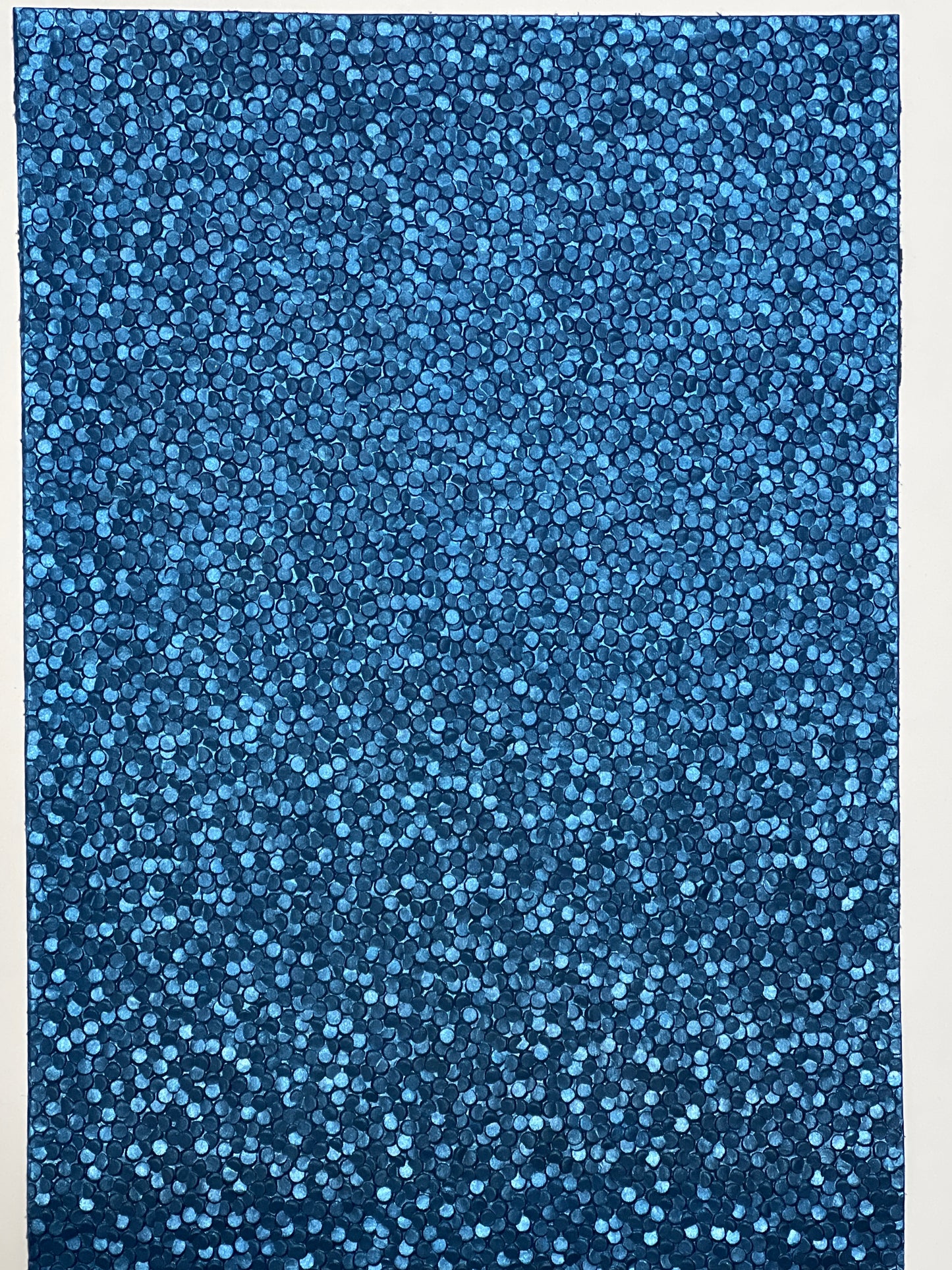 Specialty Paper 1 x Handmade A4 Blue Peeble Embossed Paper