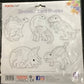 Dinosaur Card Shapes - 10 pack