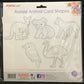 Aussie Animal Card Shapes - 10 pack