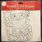 Christmas Printed Card Shapes #3- 10 pk