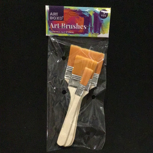 Art Paint Brushes Pack of 3