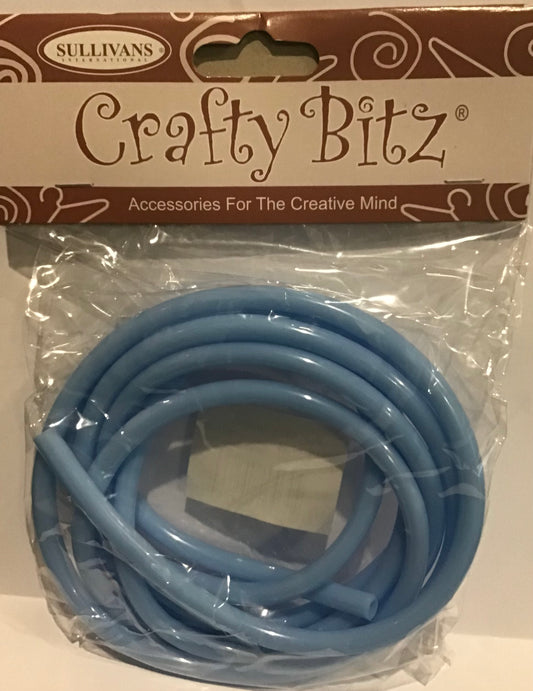 Plastic Tubing - Sky Blue - 6mm - 2m