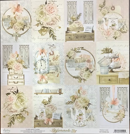 Mintay - Homemade - 1x Double sided sheet - 30.5x30.5cm