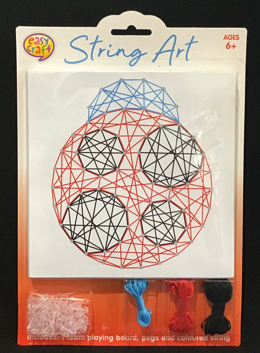 String Art - Ladybug - 15cm x 15cm - Makes 1
