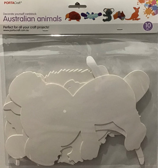 Cardstock Australian Animals - 10pk