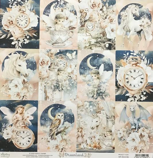 Mintay - Dreamland - 1x Double sided sheet - 30.5x30.5cm