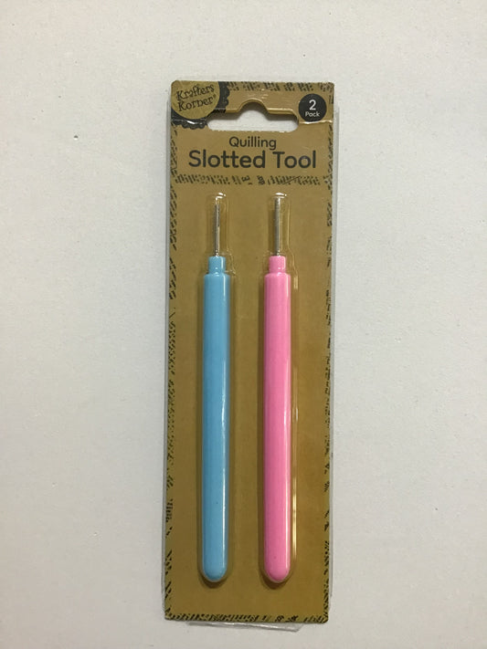 Quilling Paper Slotted Tool set - 2 pk