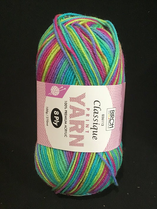 Knitting Yarn - 8 Ply - Classique Rosella - 100g - 270m - 100% Premium Acrylic