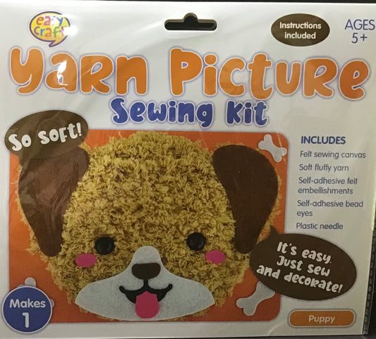Yarn Picture Sewing Kit - Puppy