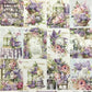 Lilac Garden - 1x Double sided sheet - 30.5x30.5cm