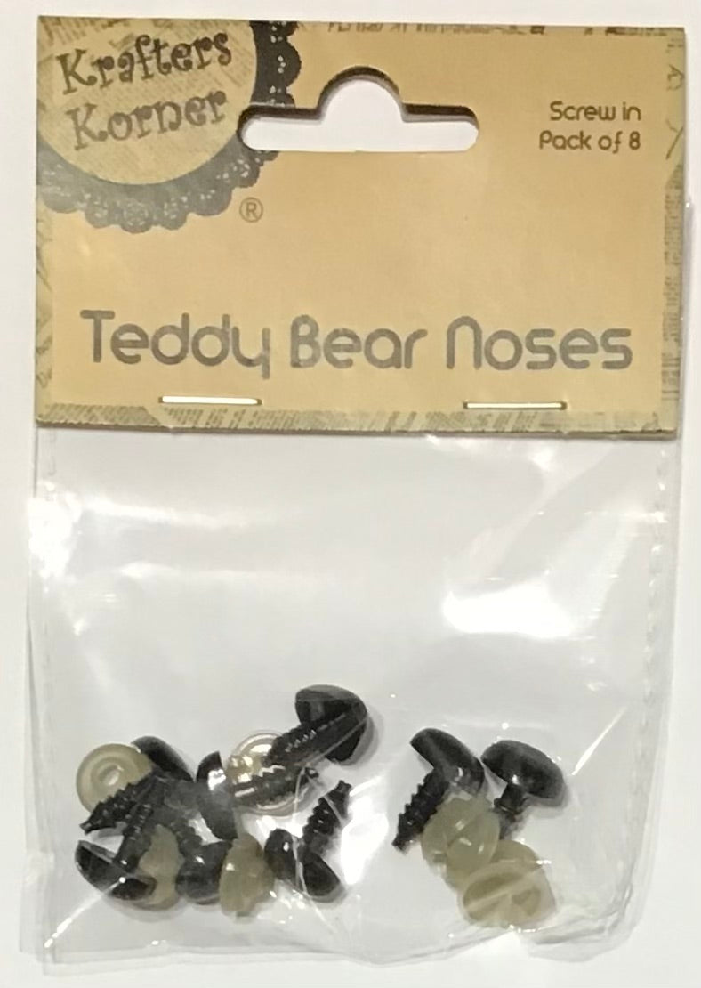 Teddy Bear Noses - 8 pack
