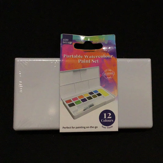 Watercolour Paint Set - Portable - 12 Colours