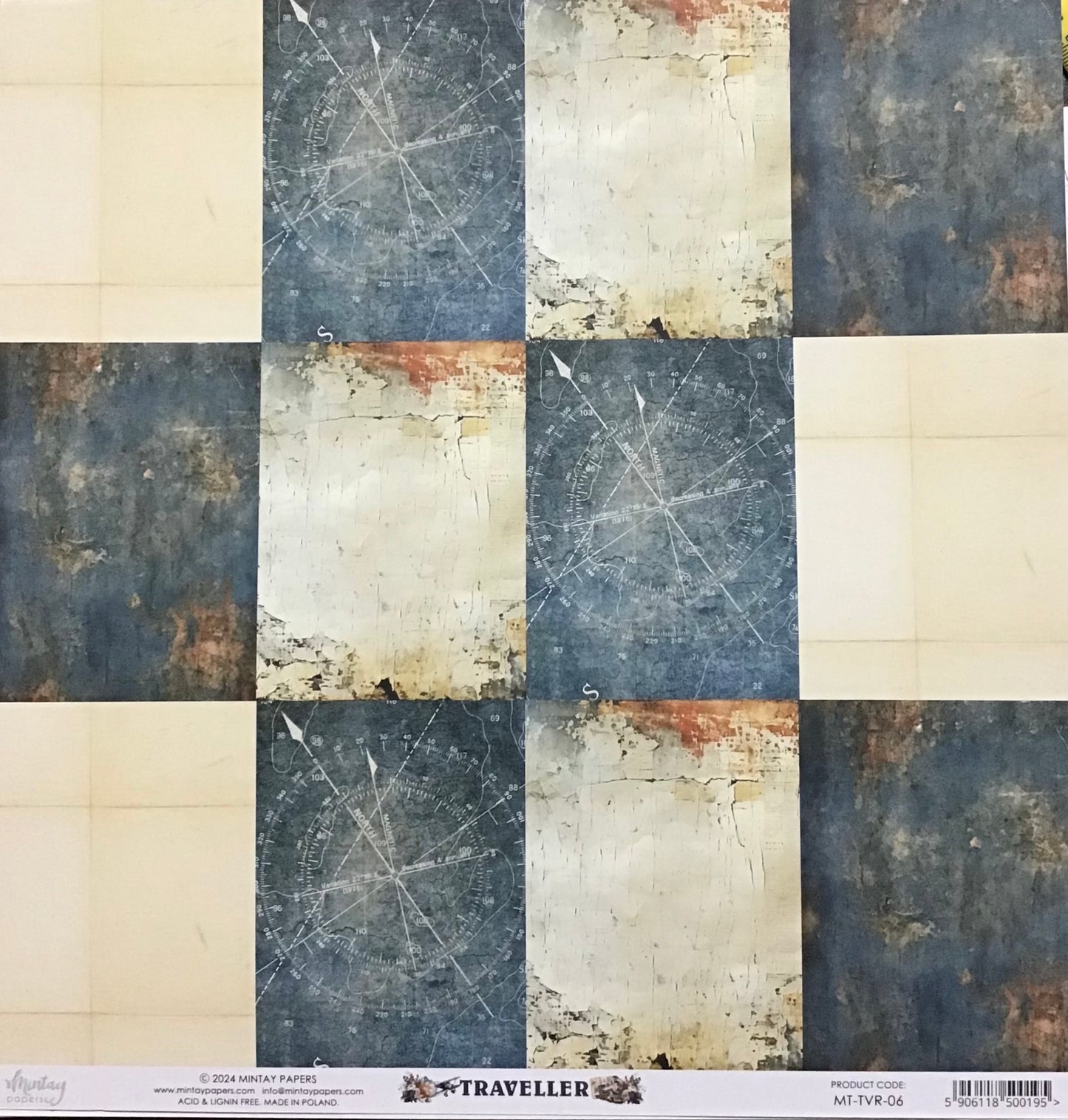 Traveller 1x Double sided sheet - 30.5x30.5cm