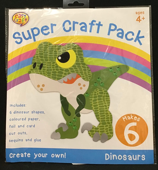 Super Craft Pack - Dinosaurs - Makes 6